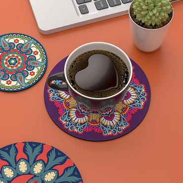 Heat-resistant cup mat Customized , cute Silicone coffee and tea coasters