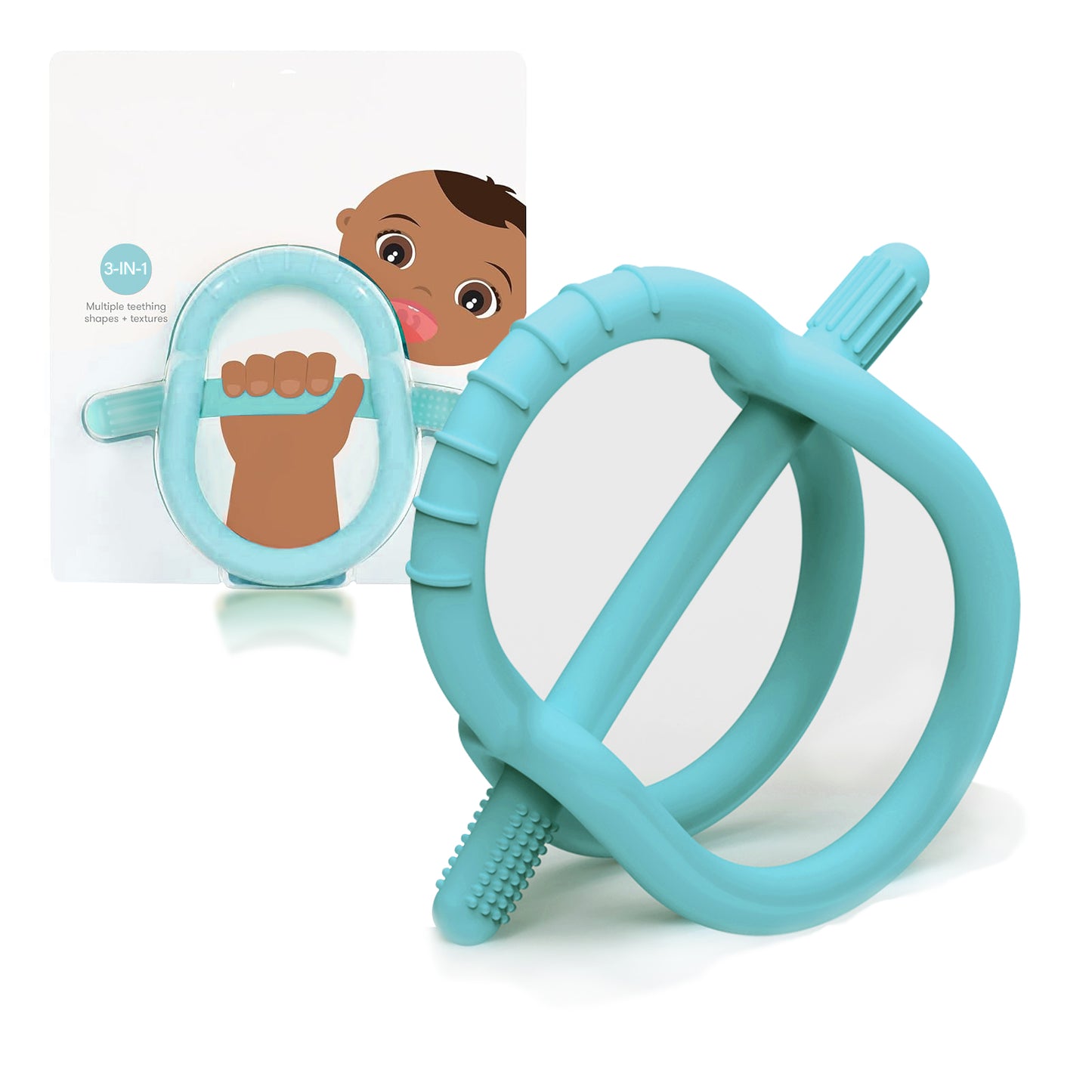 Изготовленный на заказ силиконовый прорезыватель, новый дизайн, 100% пищевая силиконовая игрушка-прорезыватель для ребенка