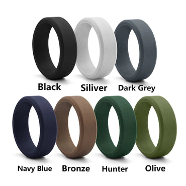 Factory Custom silicone fitness ring Wholesale Customized Logo Sport Rubber Silicone rings for men
