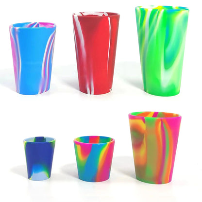 Горячая продажа силиконовая чашка, небьющийся многоразовый силиконовый стакан, силиконовая чашка для воды, индивидуальная силиконовая чашка