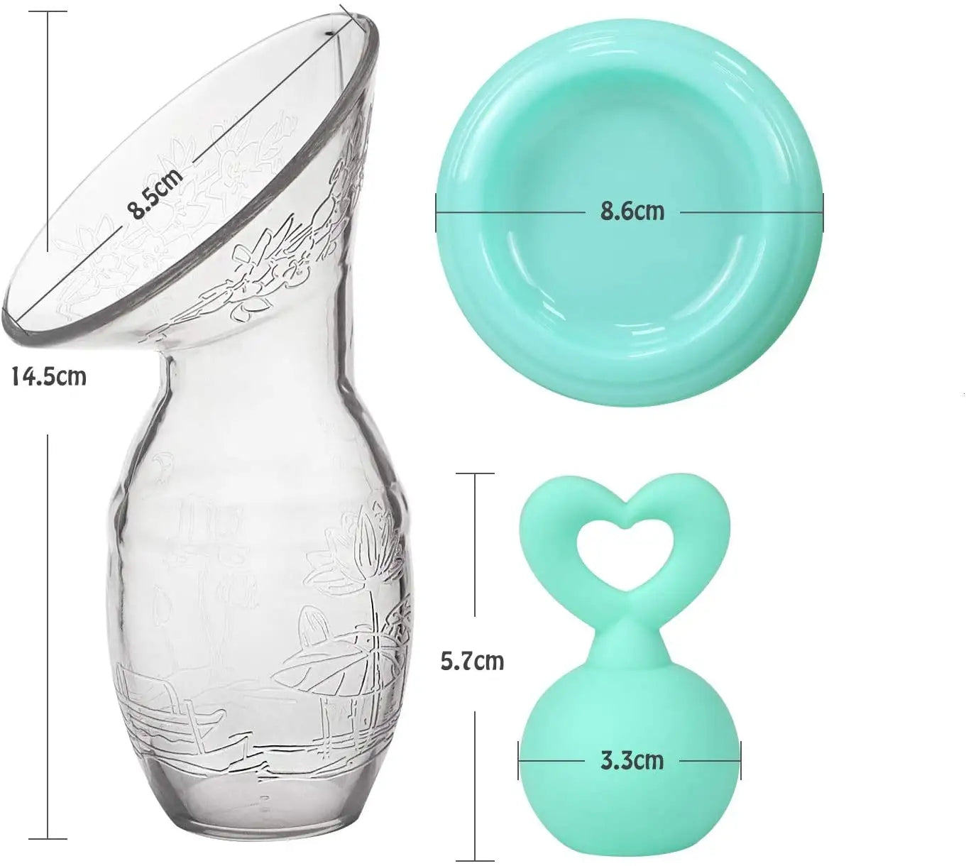 Wholesale BPA Free manual galactagogue Pregnant women silicone Breastfeeding milk Breast Pump