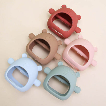 Baby teether toys Wholesale, Sensory Teether Silicone Baby Teething Ring Toy