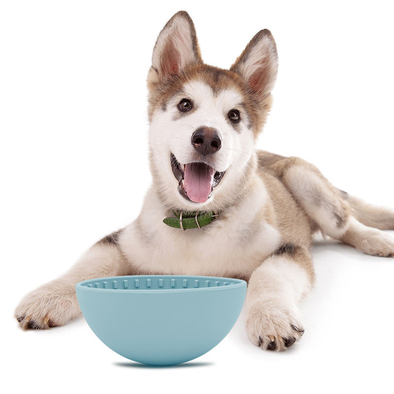 Großhandel kundenspezifische Silikon-Tierfutter-Wassernapf-Langsamfutter-Hundenäpfe, lebensmittelechtes Silikon