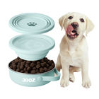 Dog Feeding Bowl Stainless Silicone Dog Food & Water Feeder