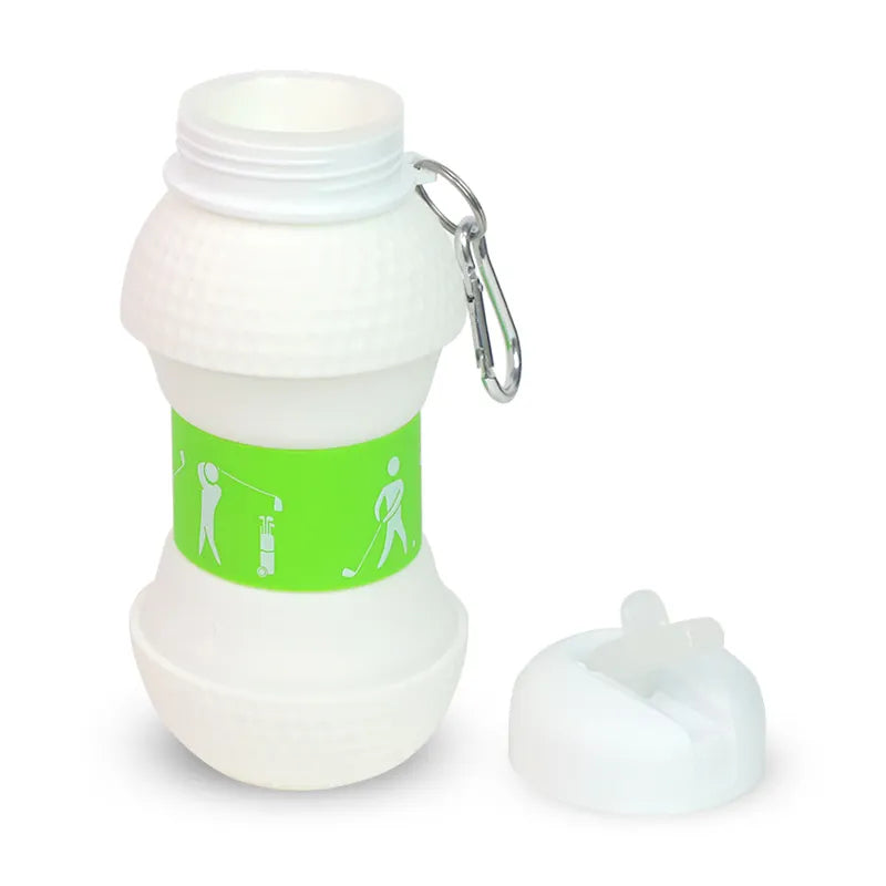 Wholesale Water Bottle Release Anxiety Reusable Silicone Folding Kids Water Bottle For Hiking