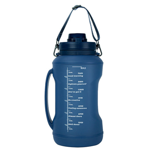 Изготовленная на заказ мотивационная экологически чистая складная спортивная бутылка для воды со спортивными складными бутылками для воды с соломой