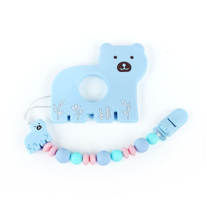 Производитель силикона Силиконовые детские игрушки Пищевой класс без BPA Симпатичные животные Детские силиконовые прорезыватели