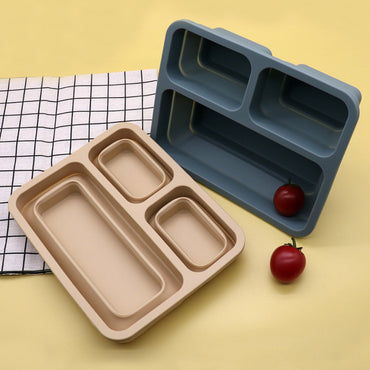 Growjaa creative food-grade silicone collapsible lunch box
