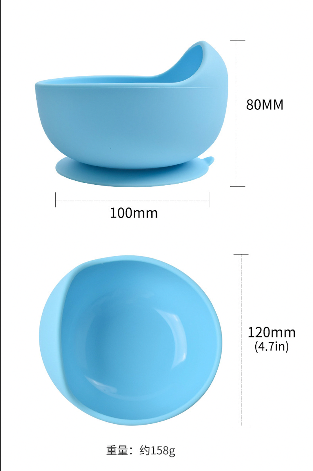 Silicone baby feeding tableware newest design, baby eating training, complementary food bowls, spoons, silicone suction cups, baby bowls
