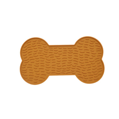 Custom wholesale dog pet slow food licking pad silicone mats