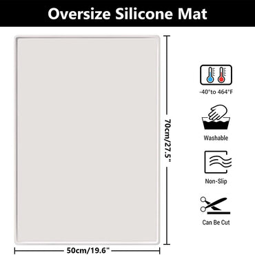 Custom silicone mat bulk wholesale multifunctional oversize silicone baking mats