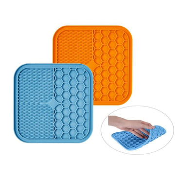 Silicone Mats for Dogs Lick Wholesale, Soft Silicone Slow Feeder Dog Lick Pad , Anxiety Relief Slow Eating Licking Mat