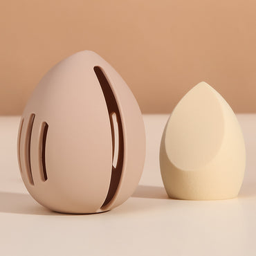 Silicone Makeup Sponge Beauty Egg Holder Case Container
